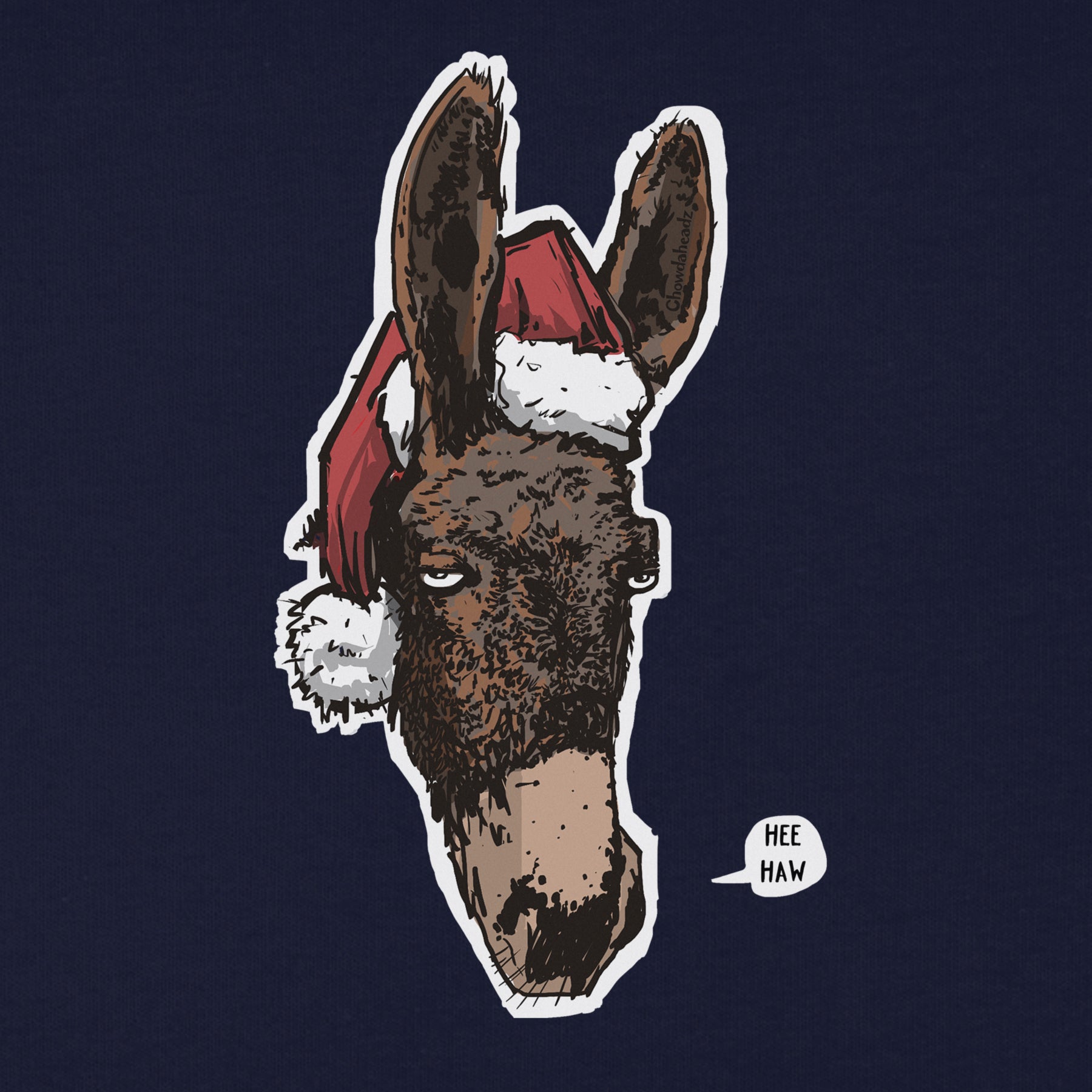 Holiday Donkey Youth T-Shirt - Chowdaheadz