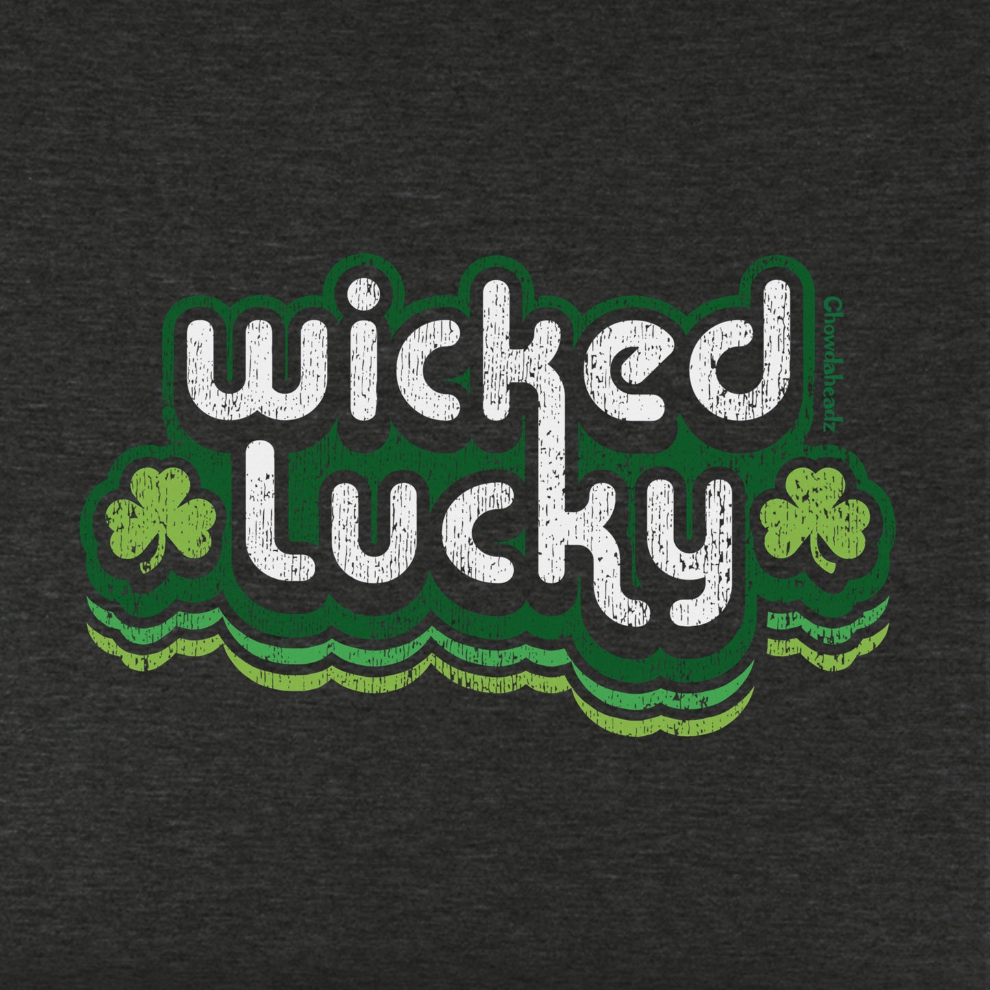Wicked Lucky Retro Youth T-Shirt - Chowdaheadz