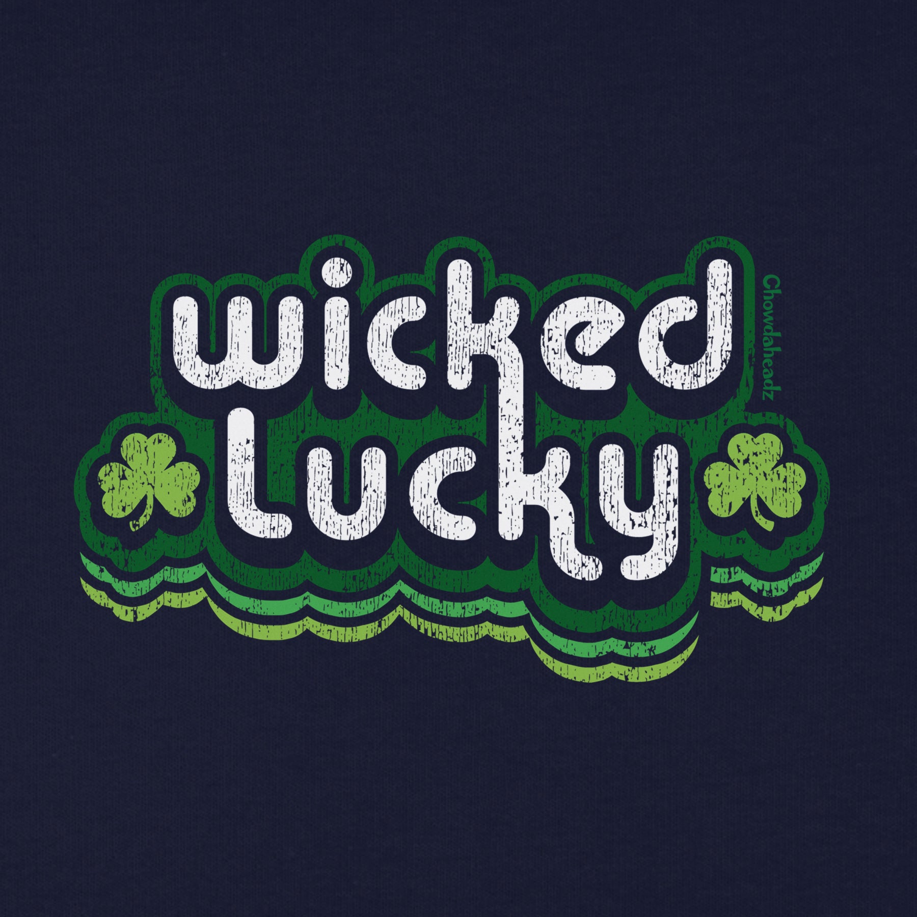 Wicked Lucky Retro Youth Hoodie - Chowdaheadz