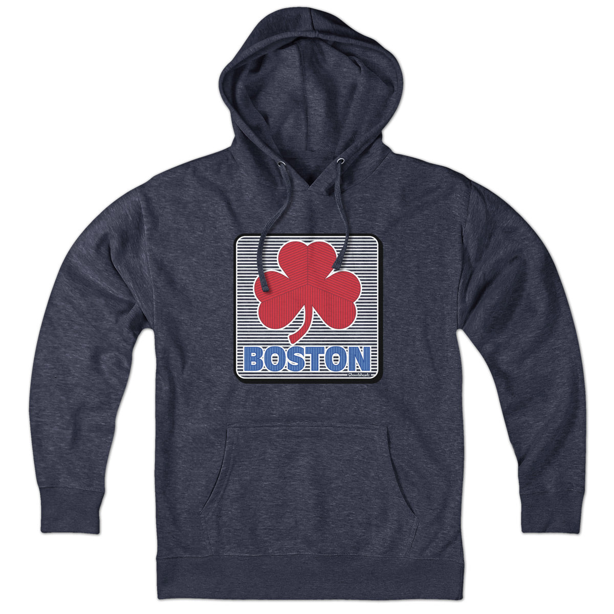 Boston Shamrock Line Drive Sign Hoodie