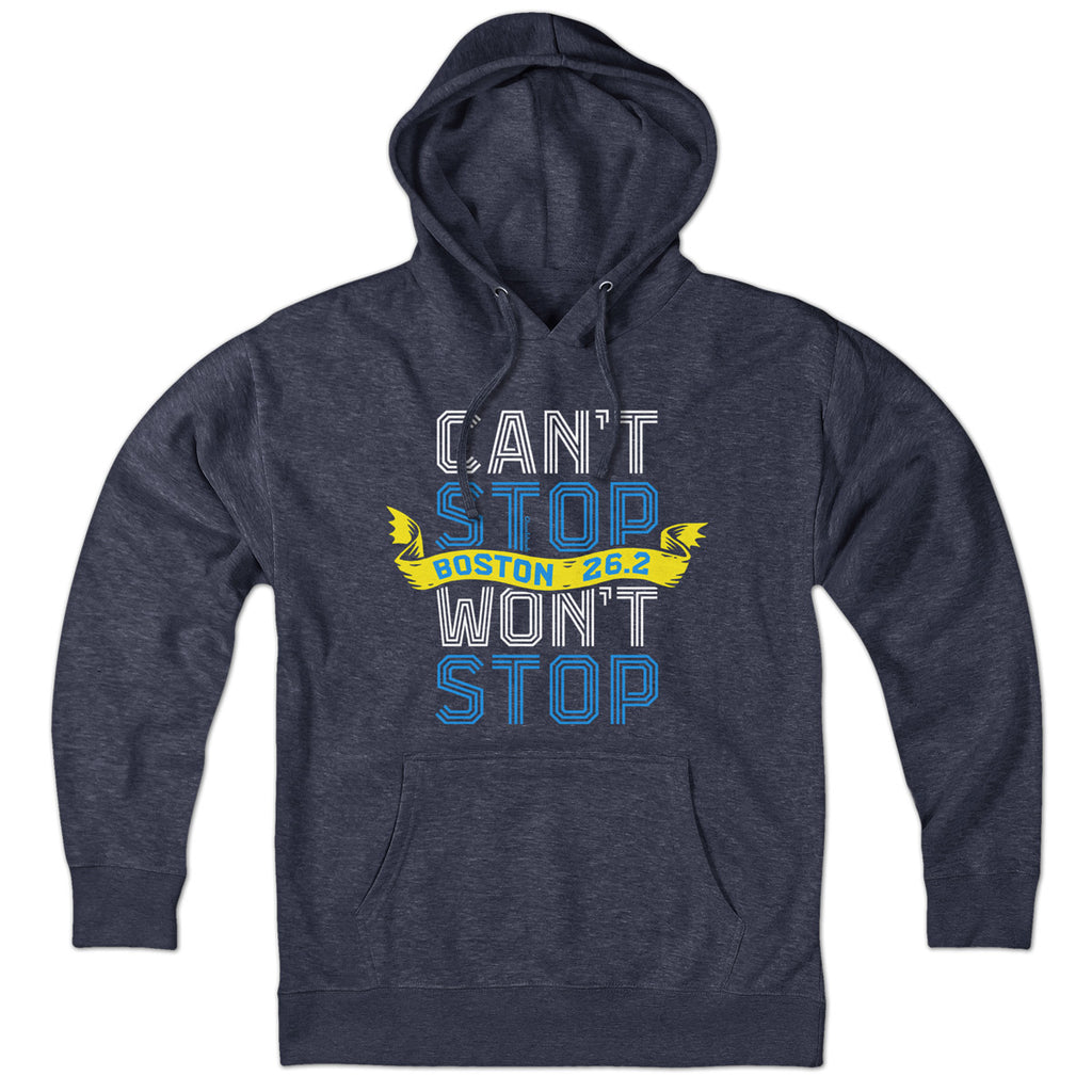 Can't Stop Won't Stop Marathon Hoodie - Chowdaheadz