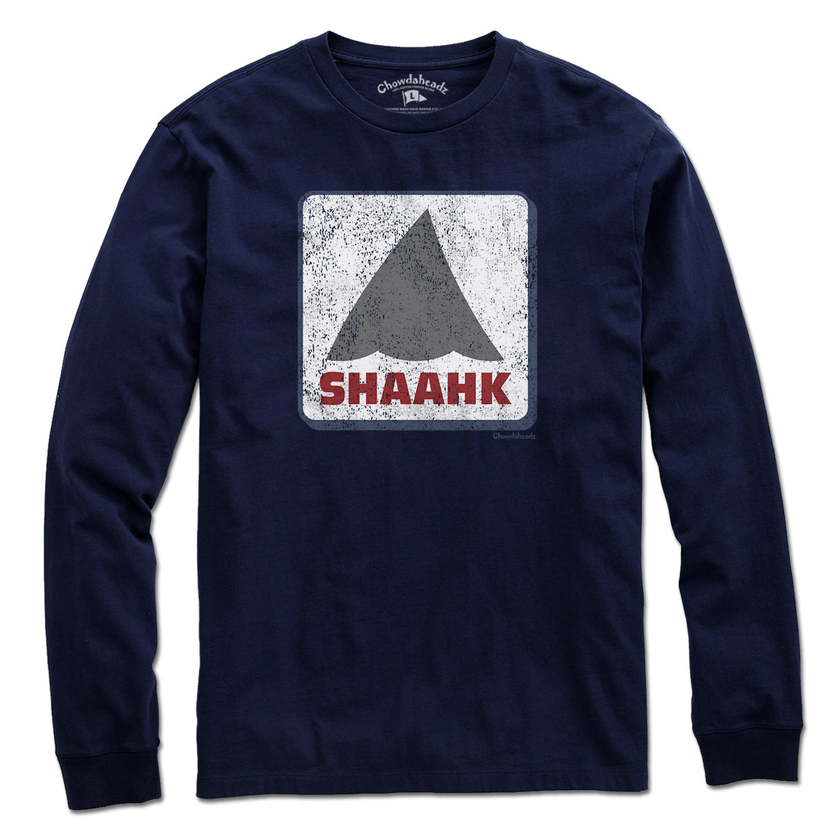 Shaahk Fin Sign T-Shirt - Chowdaheadz