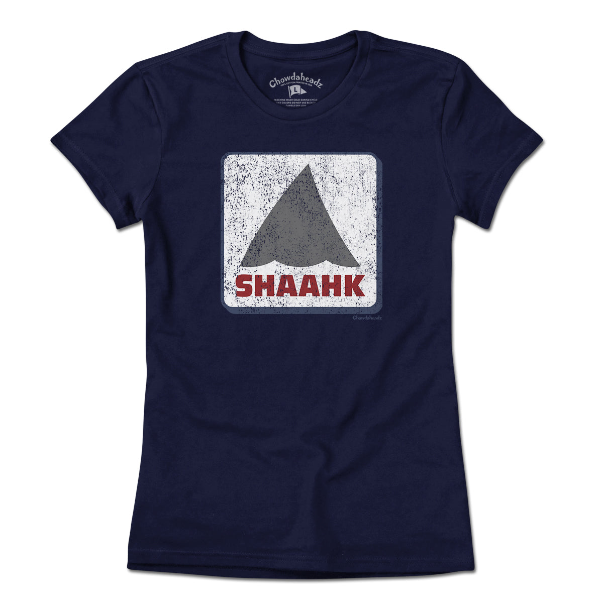 Shaahk Fin Sign T-Shirt - Chowdaheadz