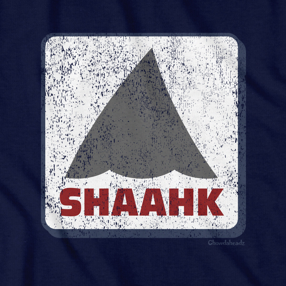 Shaahk Fin Sign T-Shirt - Chowdaheadz