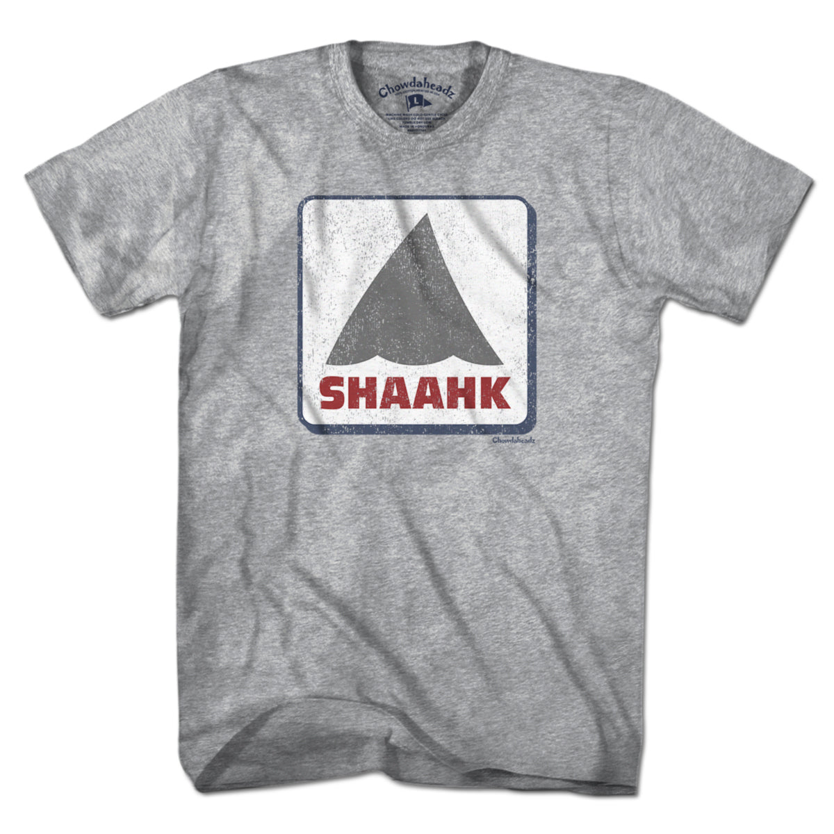 Shaahk Fin Sign T-Shirt - Chowdaheadz