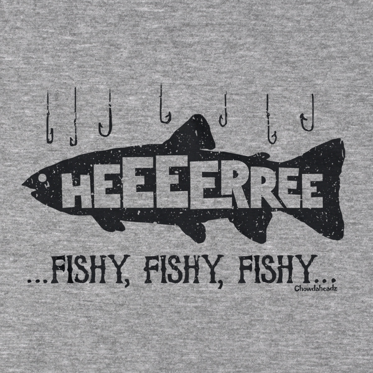 Womens Women's Fishing Shirt Apparel Here Fishy Fishy Funny Fishing Premium  T-Shirt