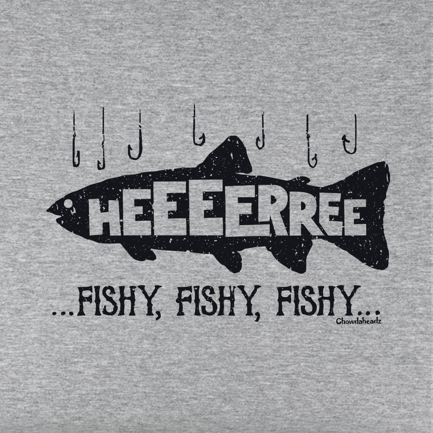 Here... Fishy, Fishy, Fishy Youth Hoodie - Chowdaheadz