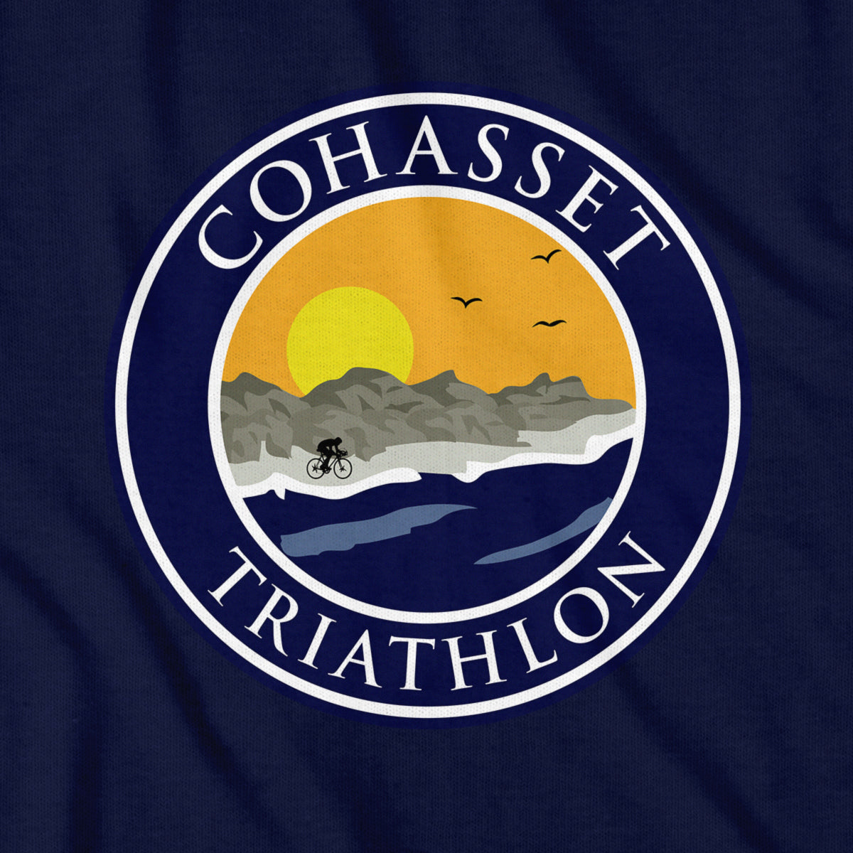 Cohasset Triathlon Logo T-Shirt - Chowdaheadz