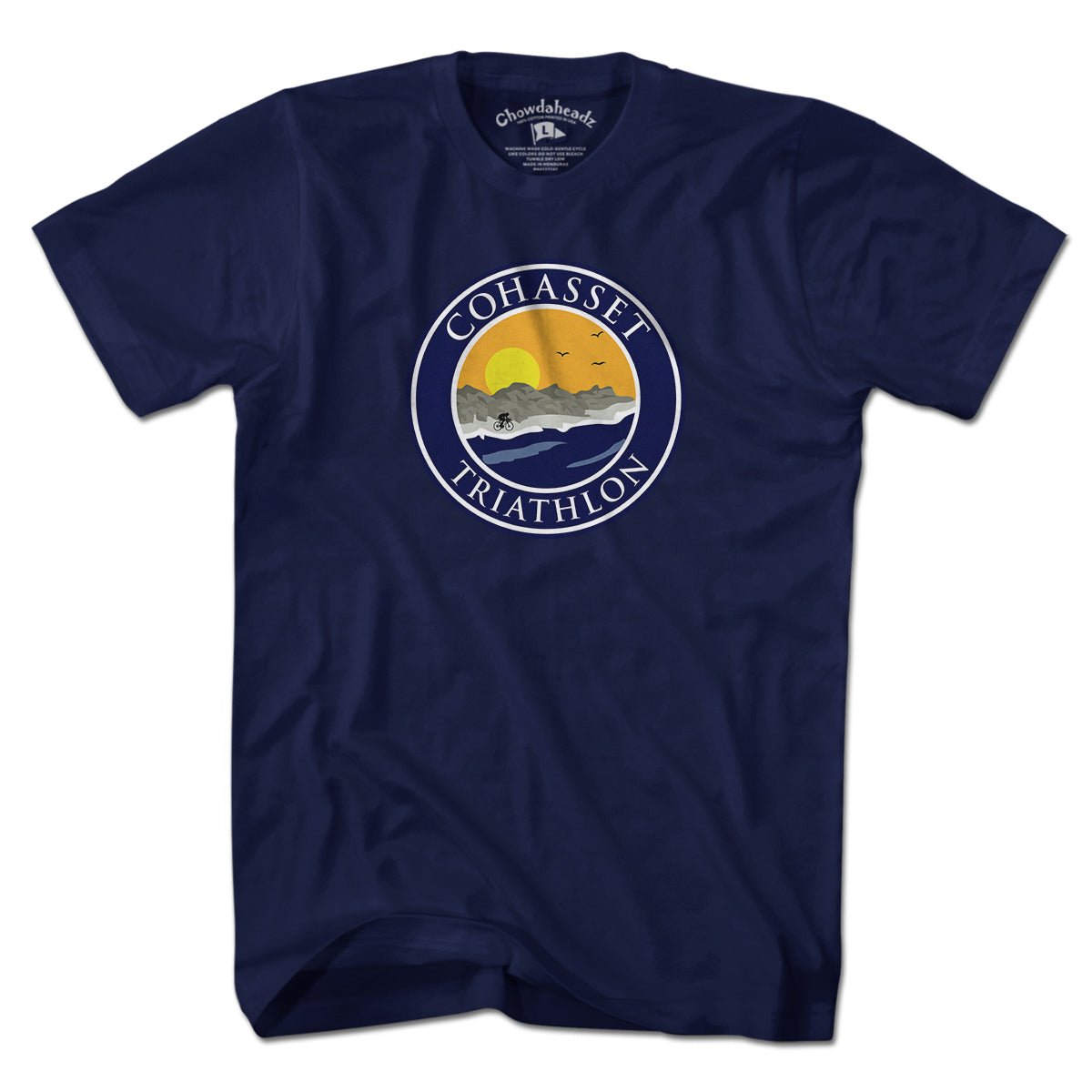 Cohasset Triathlon Logo T-Shirt - Chowdaheadz