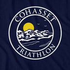 Cohasset Triathlon White Logo T-Shirt