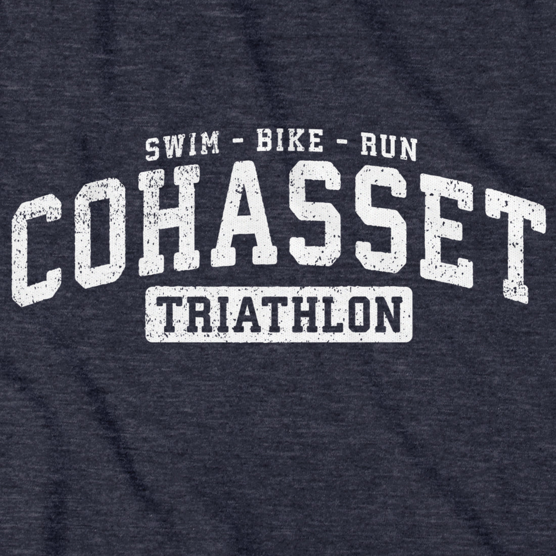 Cohasset Triathlon White Arch T-Shirt - Chowdaheadz