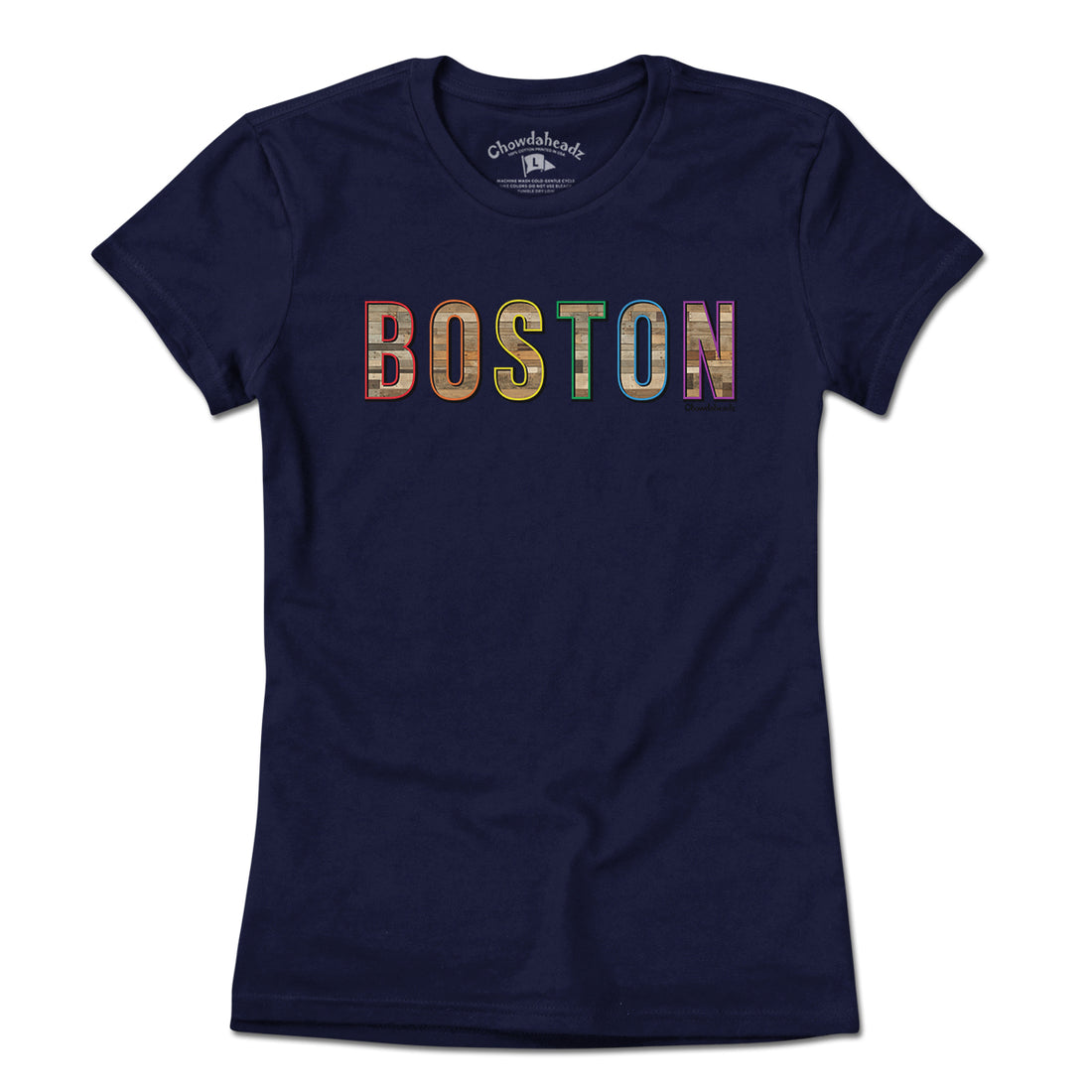 Boston Pride Rustic Wood Sign T-Shirt - Chowdaheadz
