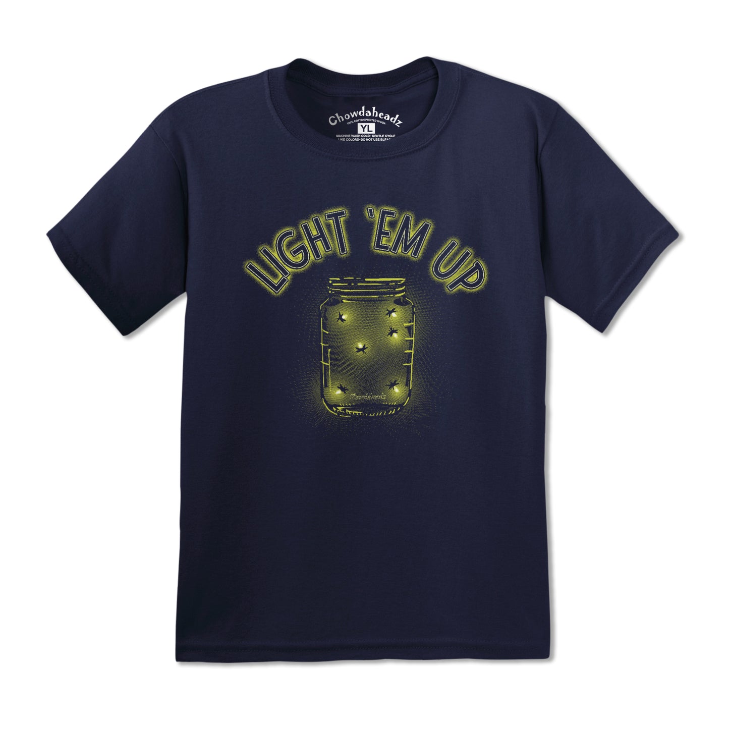 Light 'Em Up - Fireflies Youth T-shirt - Chowdaheadz