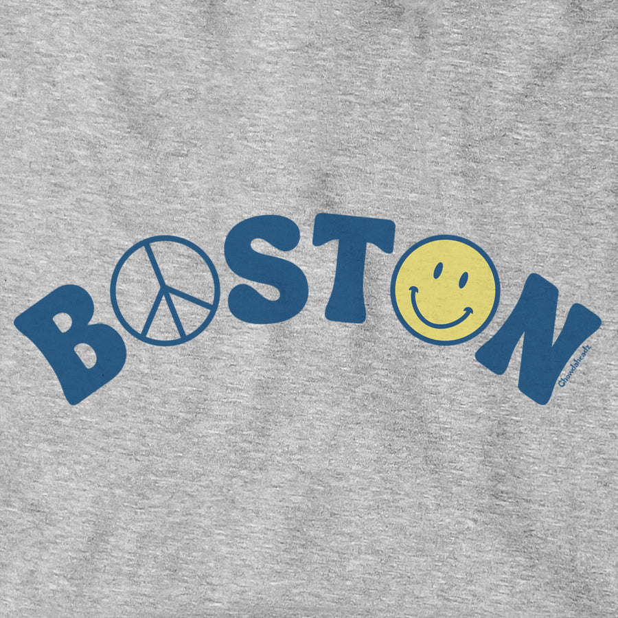 Boston Peace & Happiness Hoodie - Chowdaheadz
