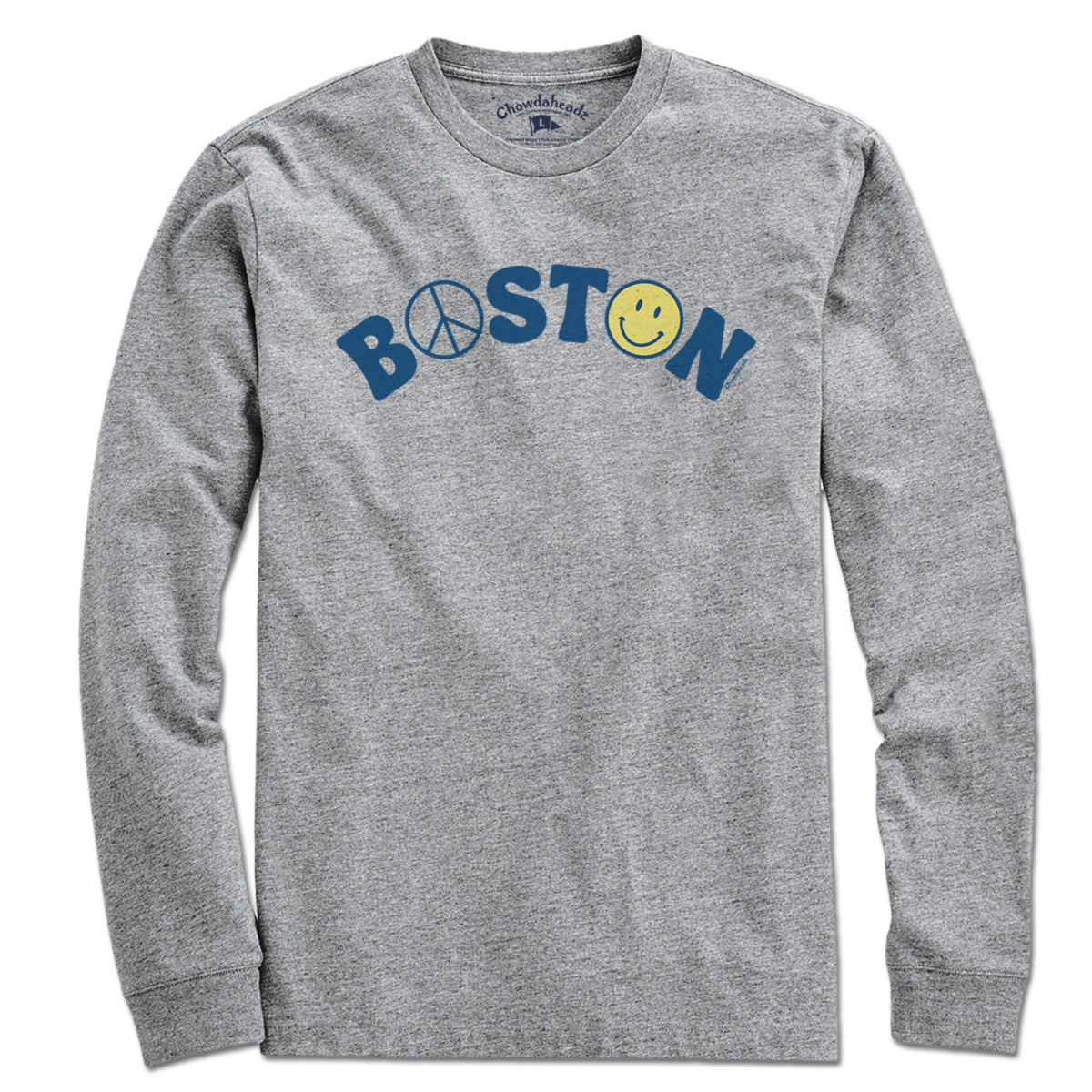 Boston Peace & Happiness T-Shirt - Chowdaheadz