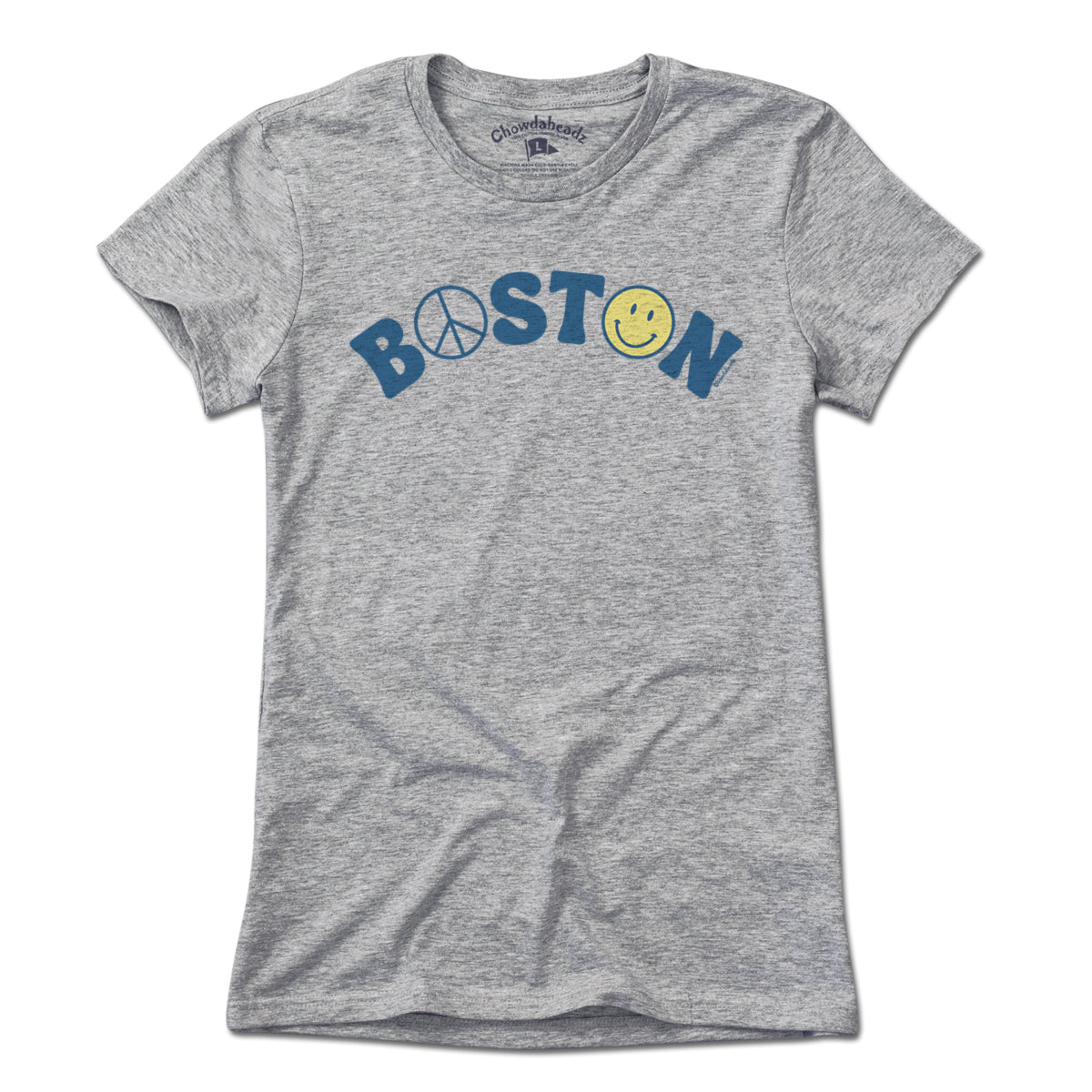 Boston Peace & Happiness T-Shirt - Chowdaheadz