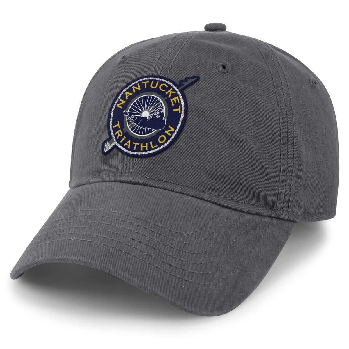 Nantucket Triathlon Printed Patch Dad Hat - Chowdaheadz
