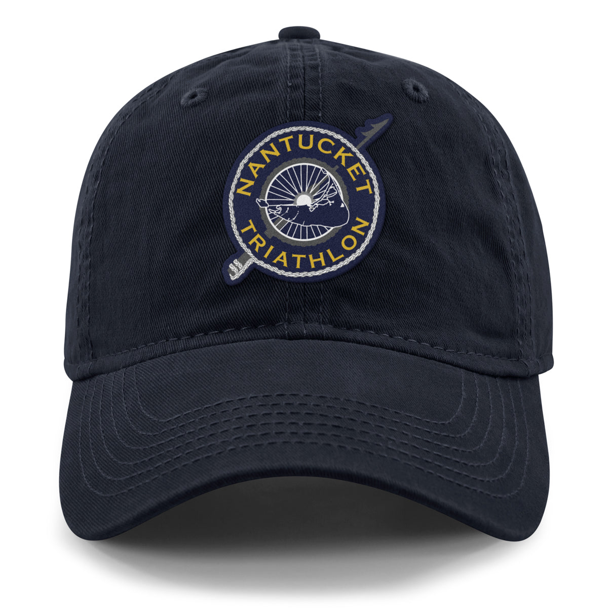 Nantucket Triathlon Printed Patch Dad Hat - Chowdaheadz