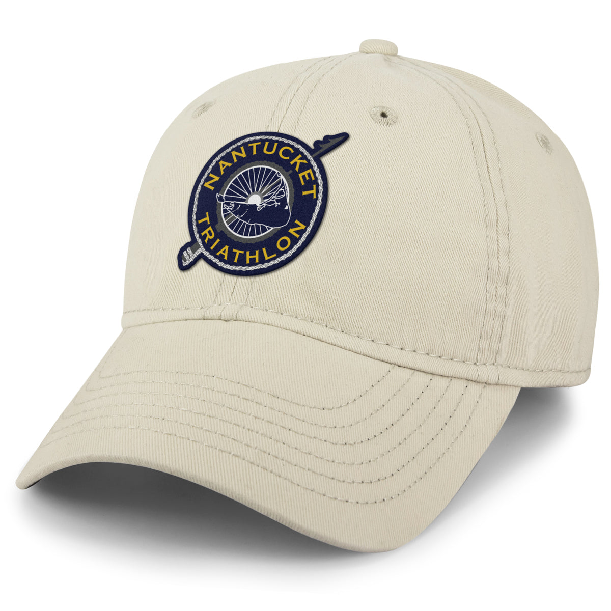 Nantucket Triathlon Printed Patch Dad Hat - Chowdaheadz