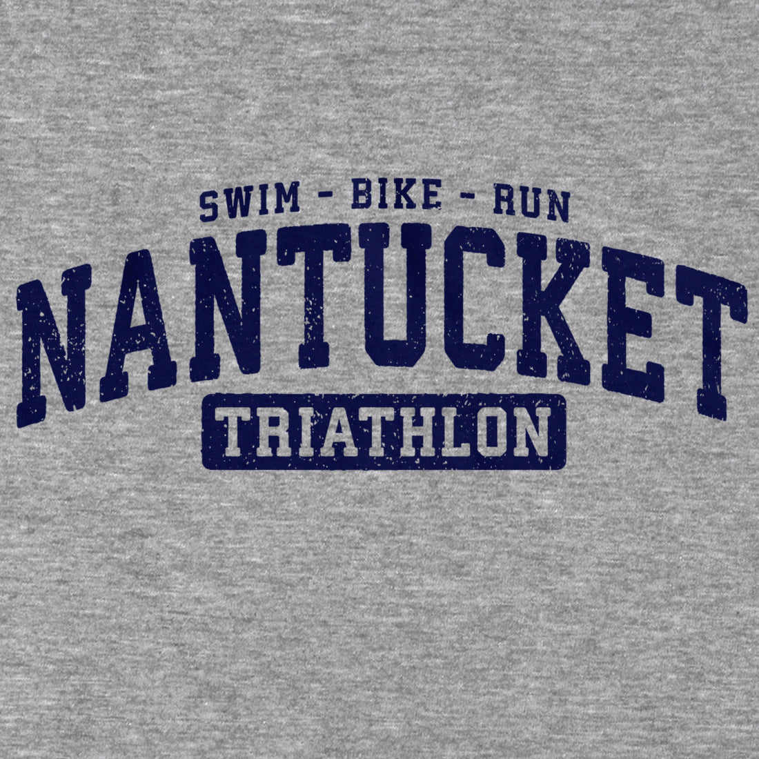 Nantucket Triathlon Navy Arch T-Shirt - Chowdaheadz