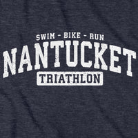 Nantucket Triathlon White Arch Hoodie - Chowdaheadz