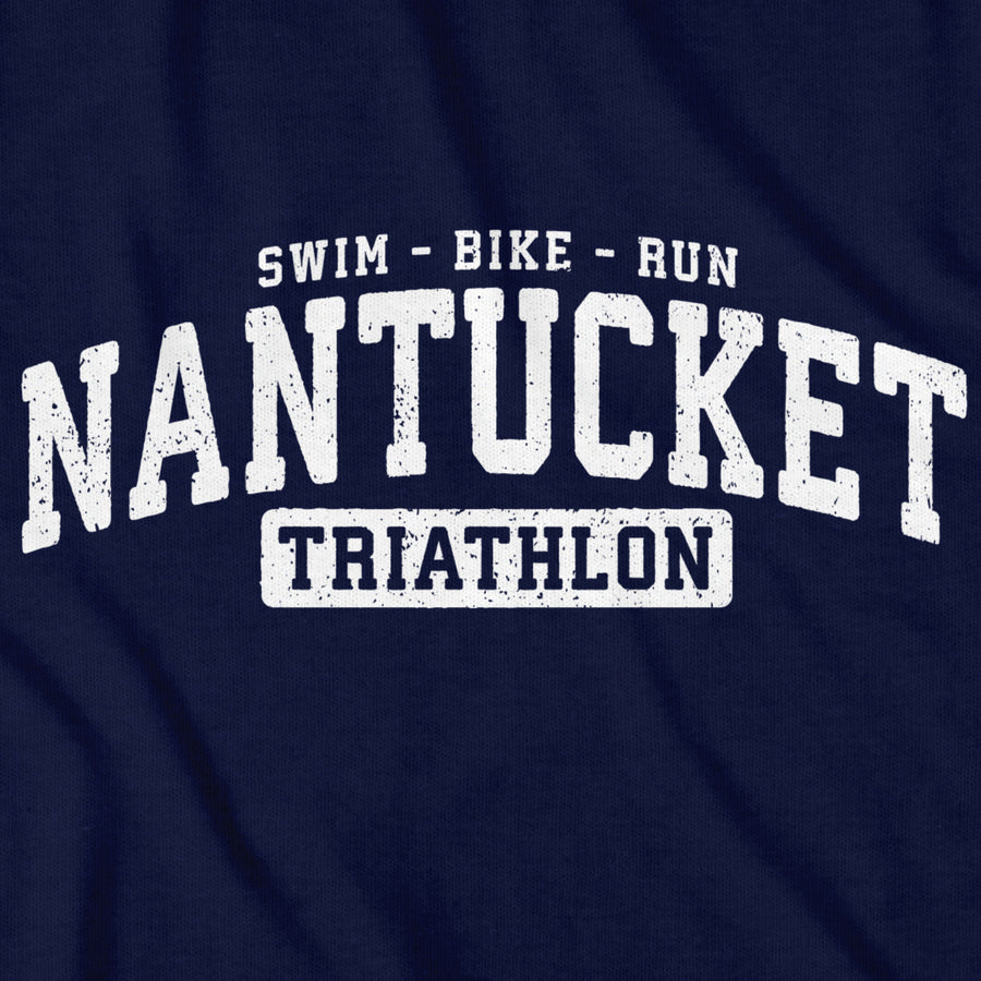 Nantucket Triathlon White Arch T-Shirt - Chowdaheadz