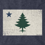 Vintage Maine Flag Hoodie - Chowdaheadz