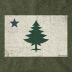 Vintage Maine Flag Hoodie - Chowdaheadz