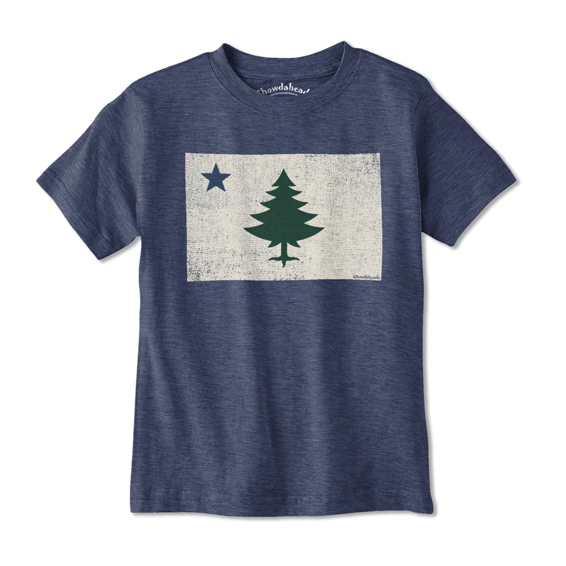 Vintage Maine Flag Youth T-shirt - Chowdaheadz