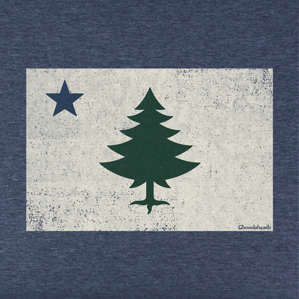 Vintage Maine Flag Youth Hoodie - Chowdaheadz