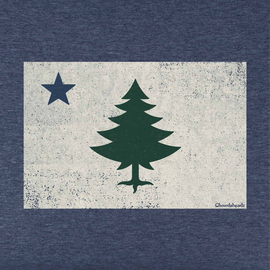 Vintage Maine Flag Youth T-shirt - Chowdaheadz