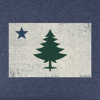 Vintage Maine Flag Youth T-shirt - Chowdaheadz