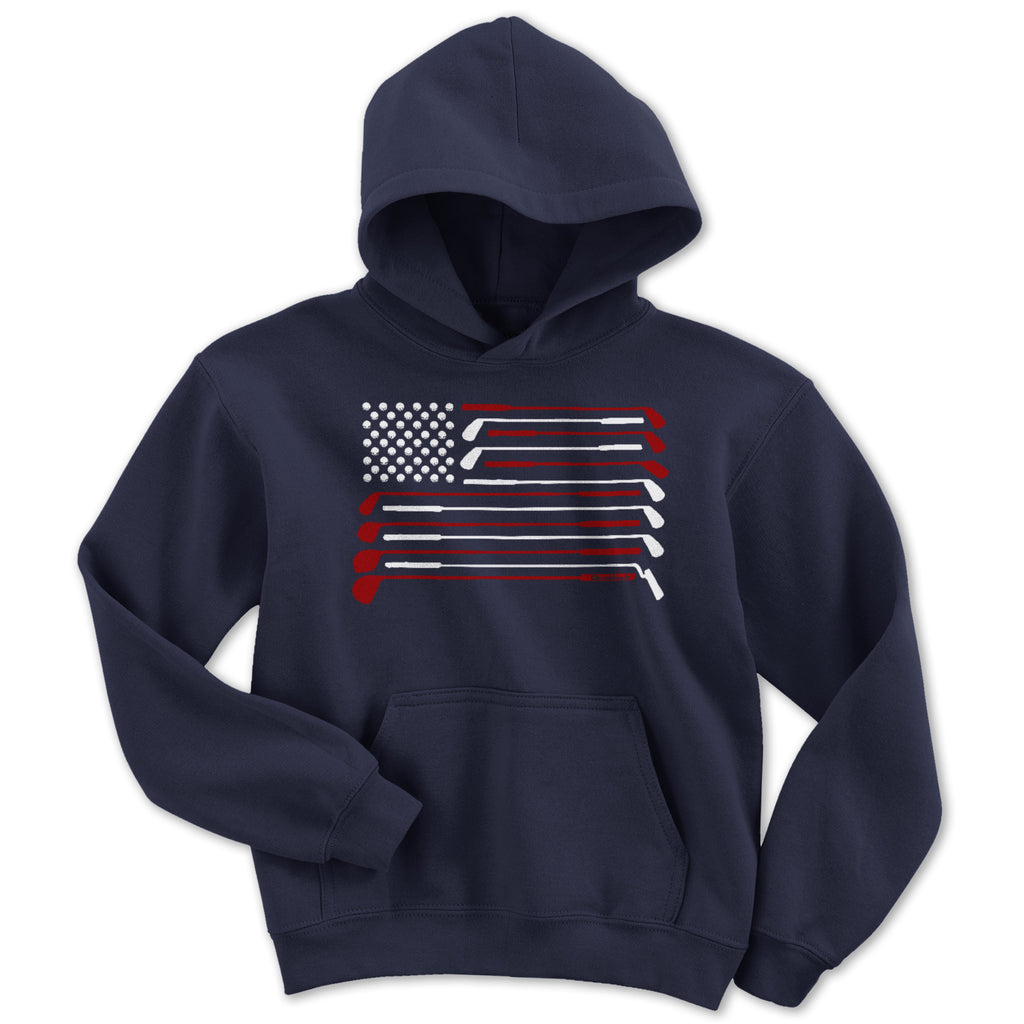 American Golfer Youth Hoodie - Chowdaheadz