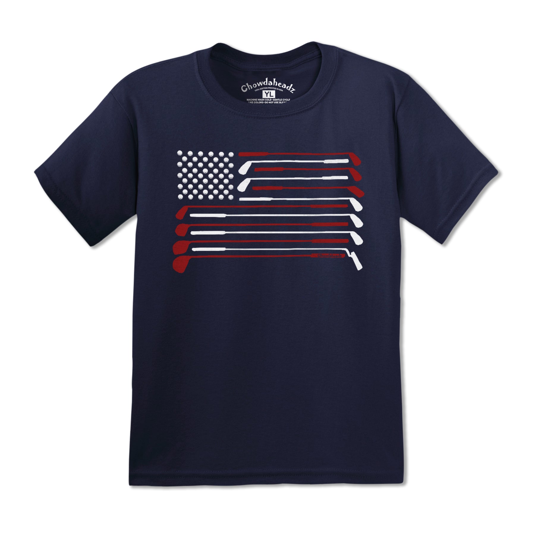 American Golfer Youth T-Shirt - Chowdaheadz