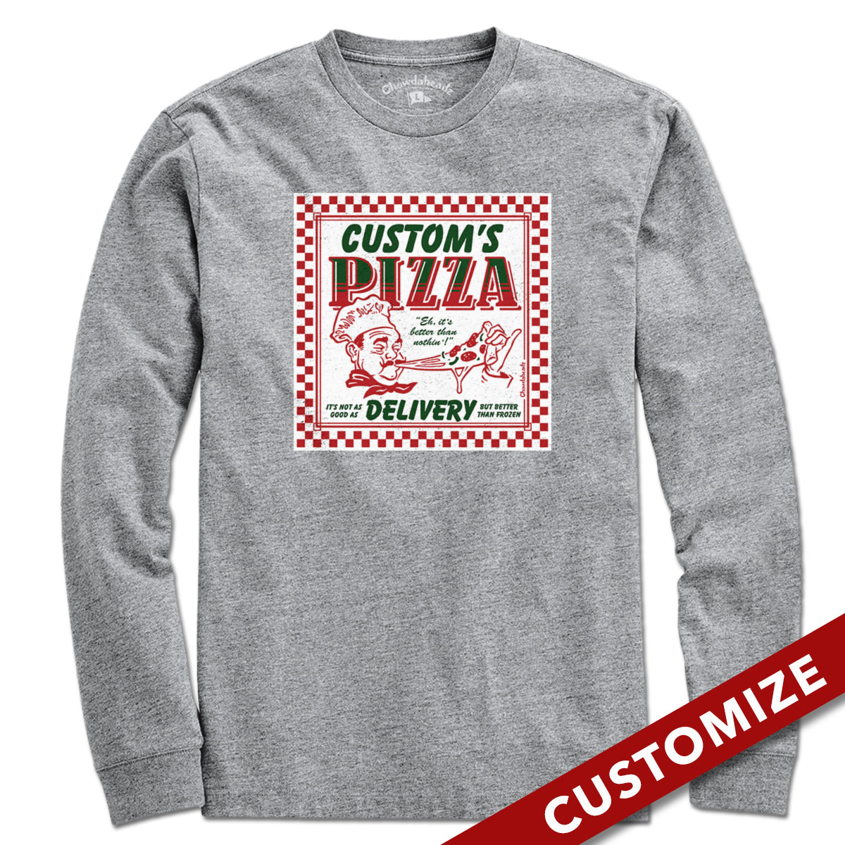 Custom Name's Pizza T-Shirt - Chowdaheadz
