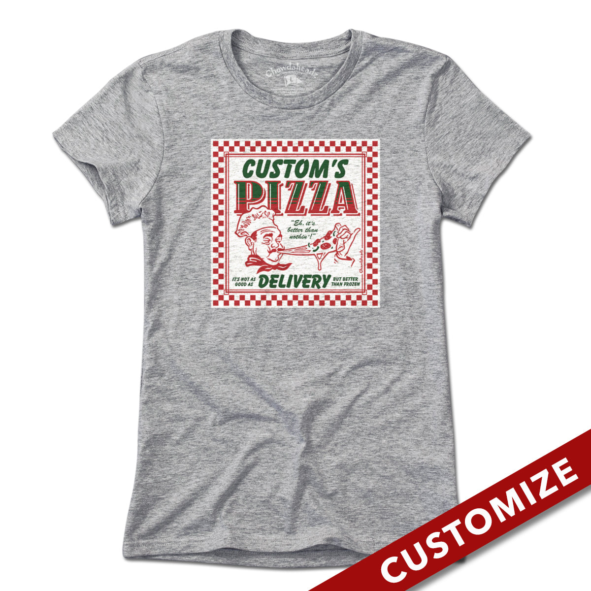 Custom Name's Pizza T-Shirt - Chowdaheadz