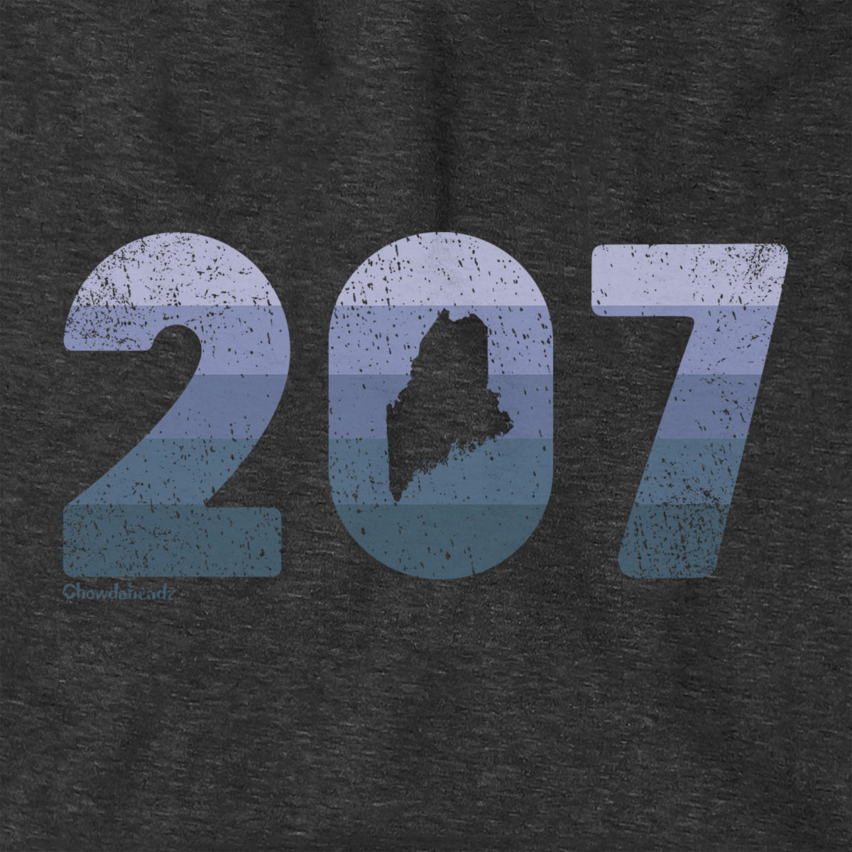 Maine Retro 207 Hoodie - Chowdaheadz
