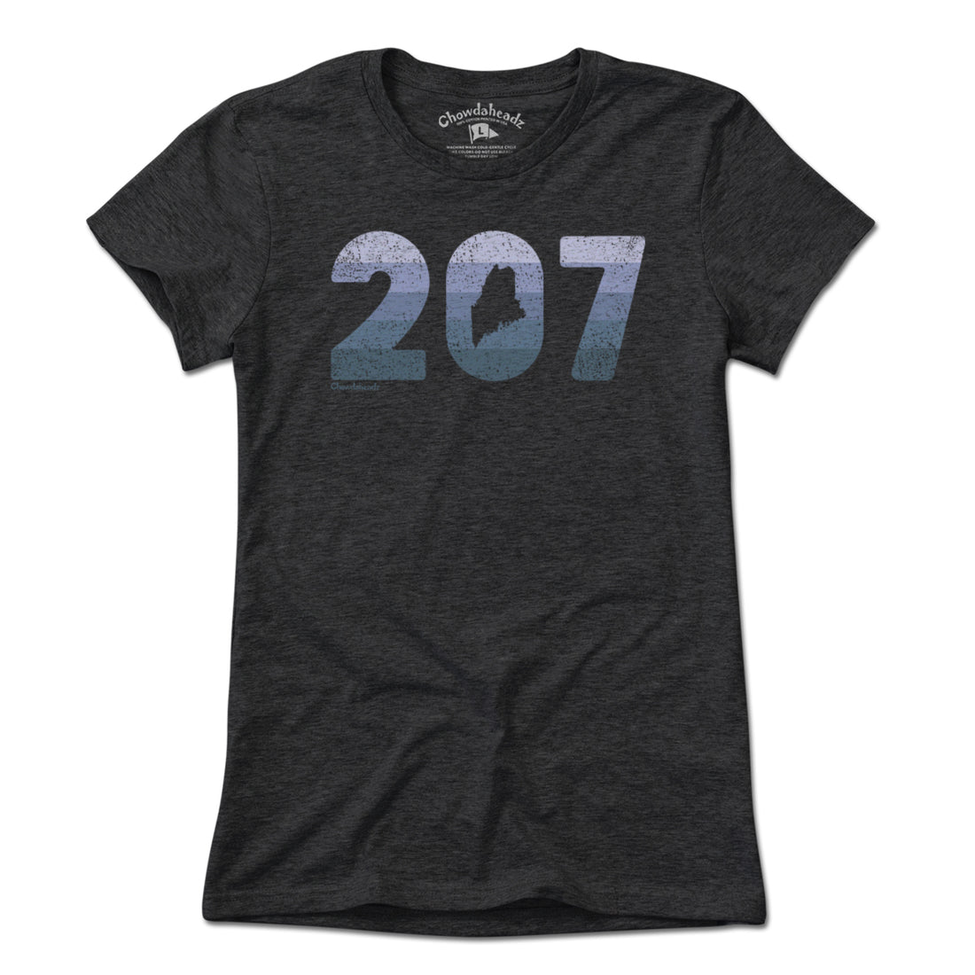 Maine Retro 207 T-Shirt - Chowdaheadz