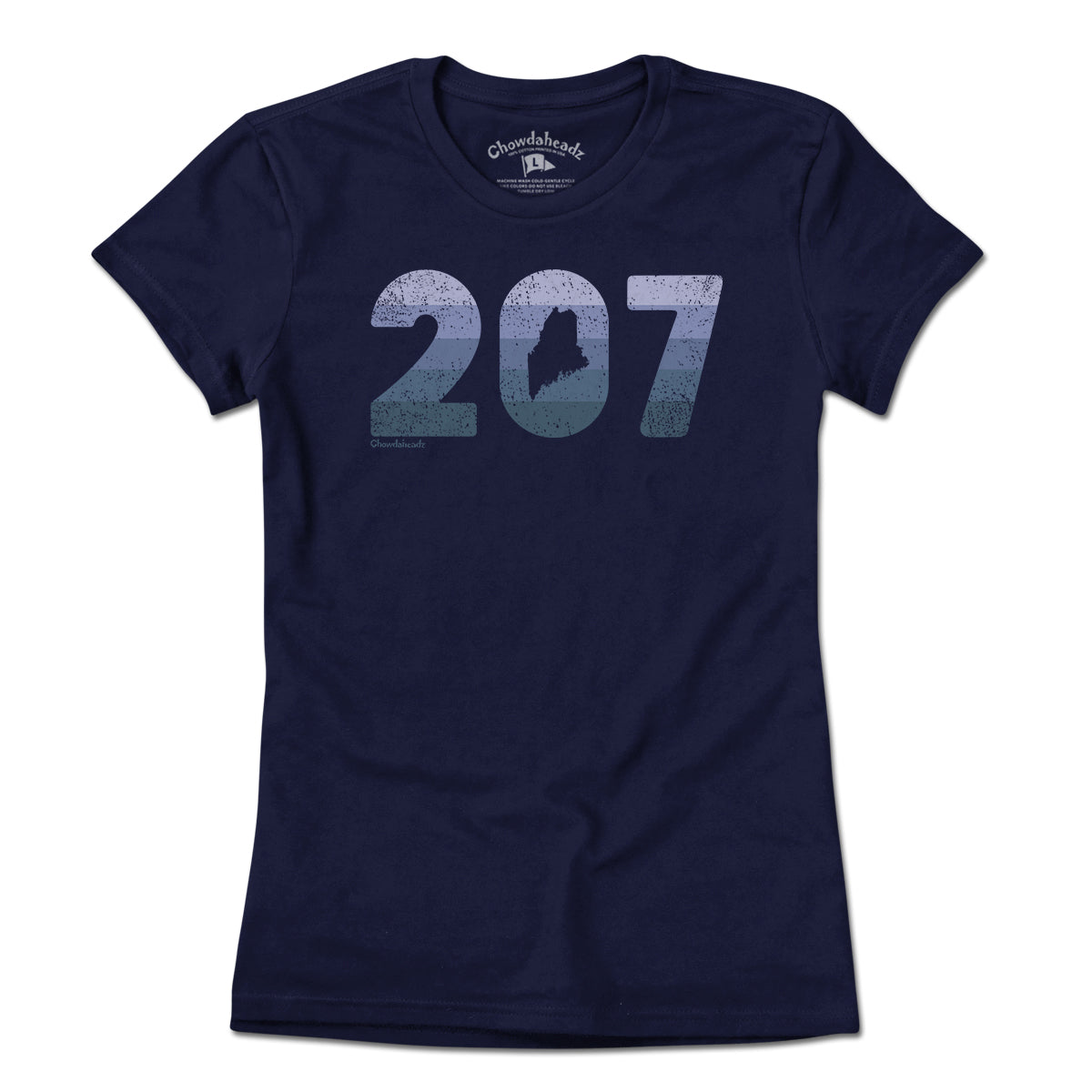 Maine Retro 207 T-Shirt - Chowdaheadz