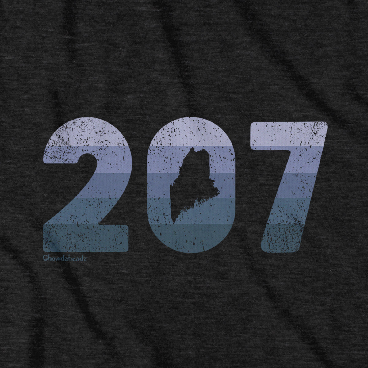 Maine Retro 207 T-Shirt - Chowdaheadz