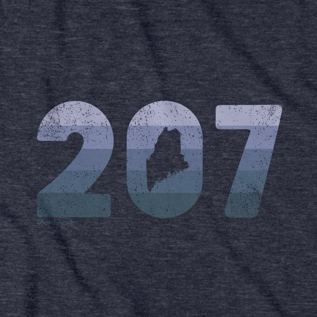 Maine Retro 207 T-Shirt - Chowdaheadz