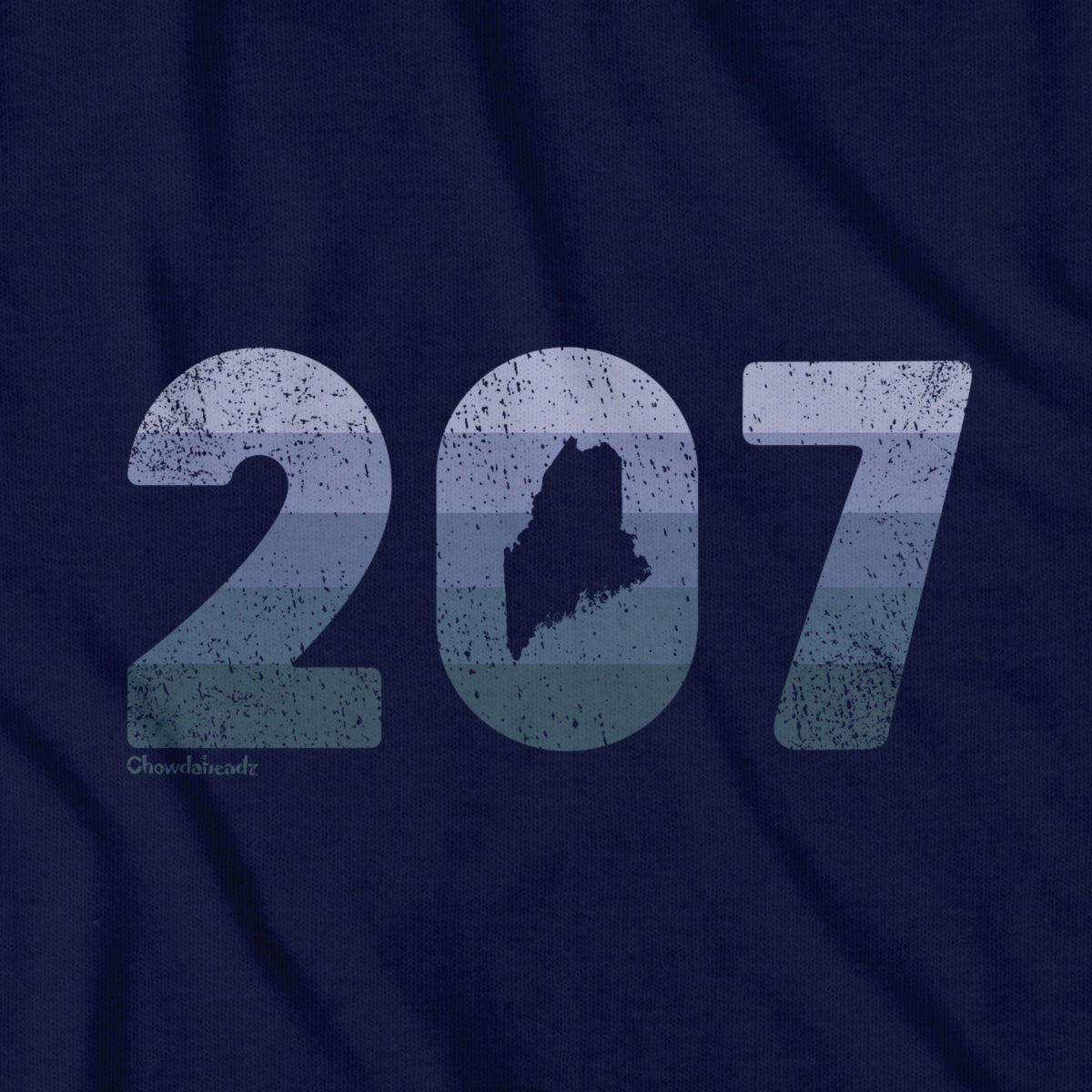 Maine Retro 207 T-Shirt - Chowdaheadz