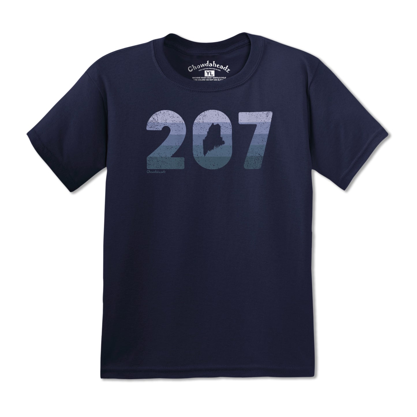Maine Retro 207 Youth T-Shirt - Chowdaheadz