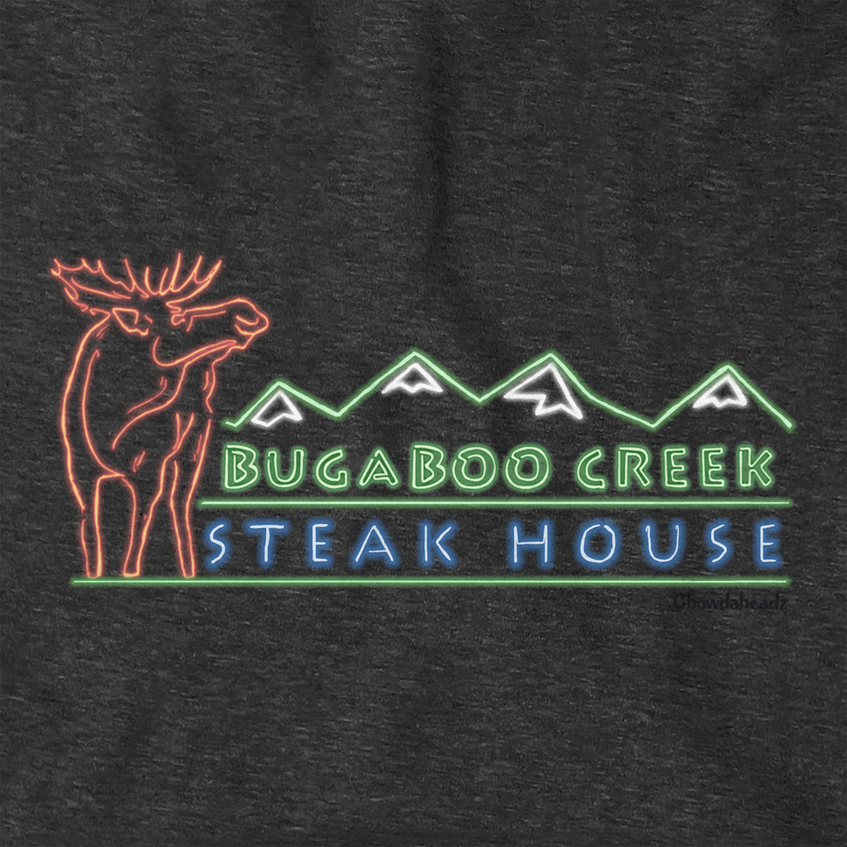 Bugaboo Creek Neon Sign Hoodie - Chowdaheadz