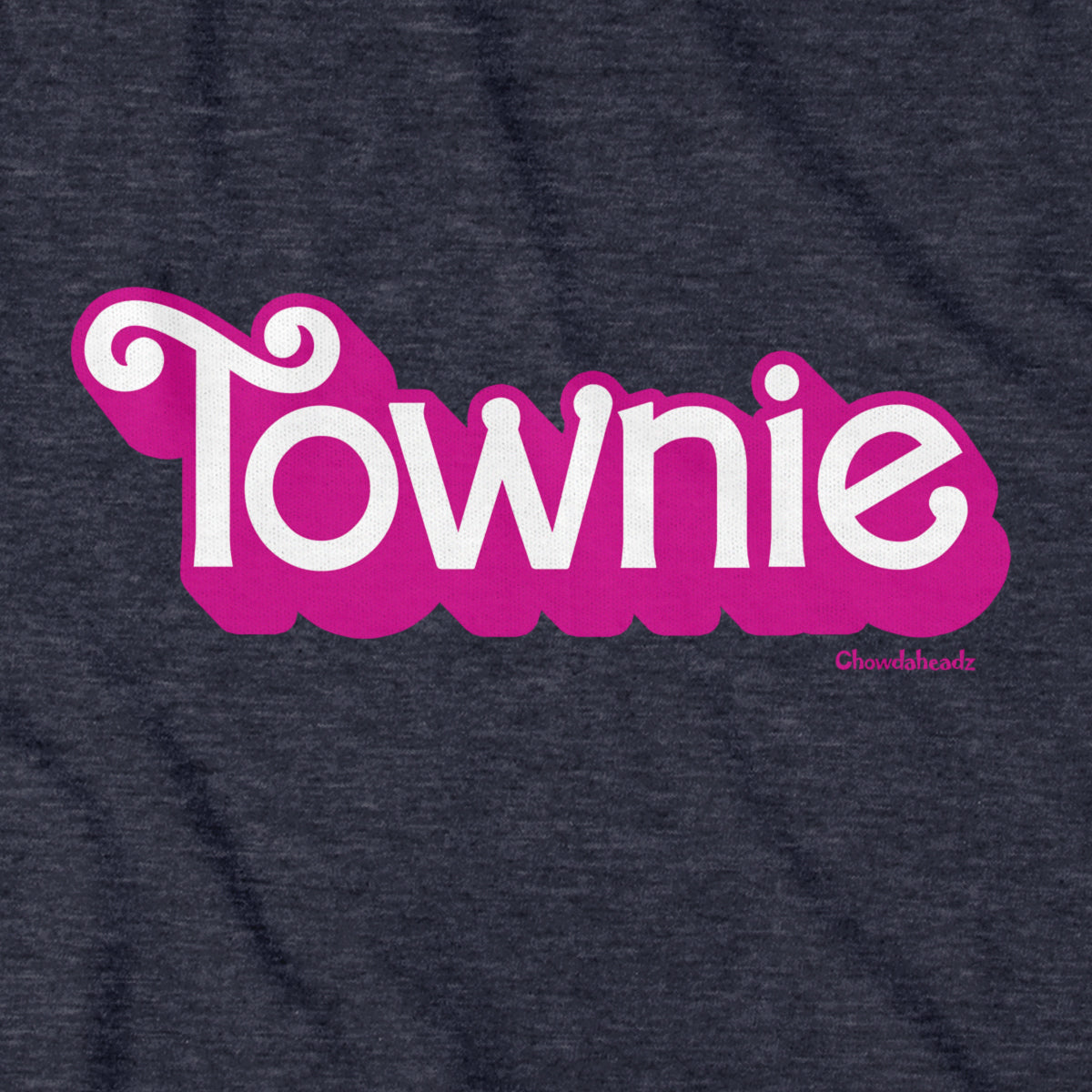 Townie Pink Logo Hoodie - Chowdaheadz