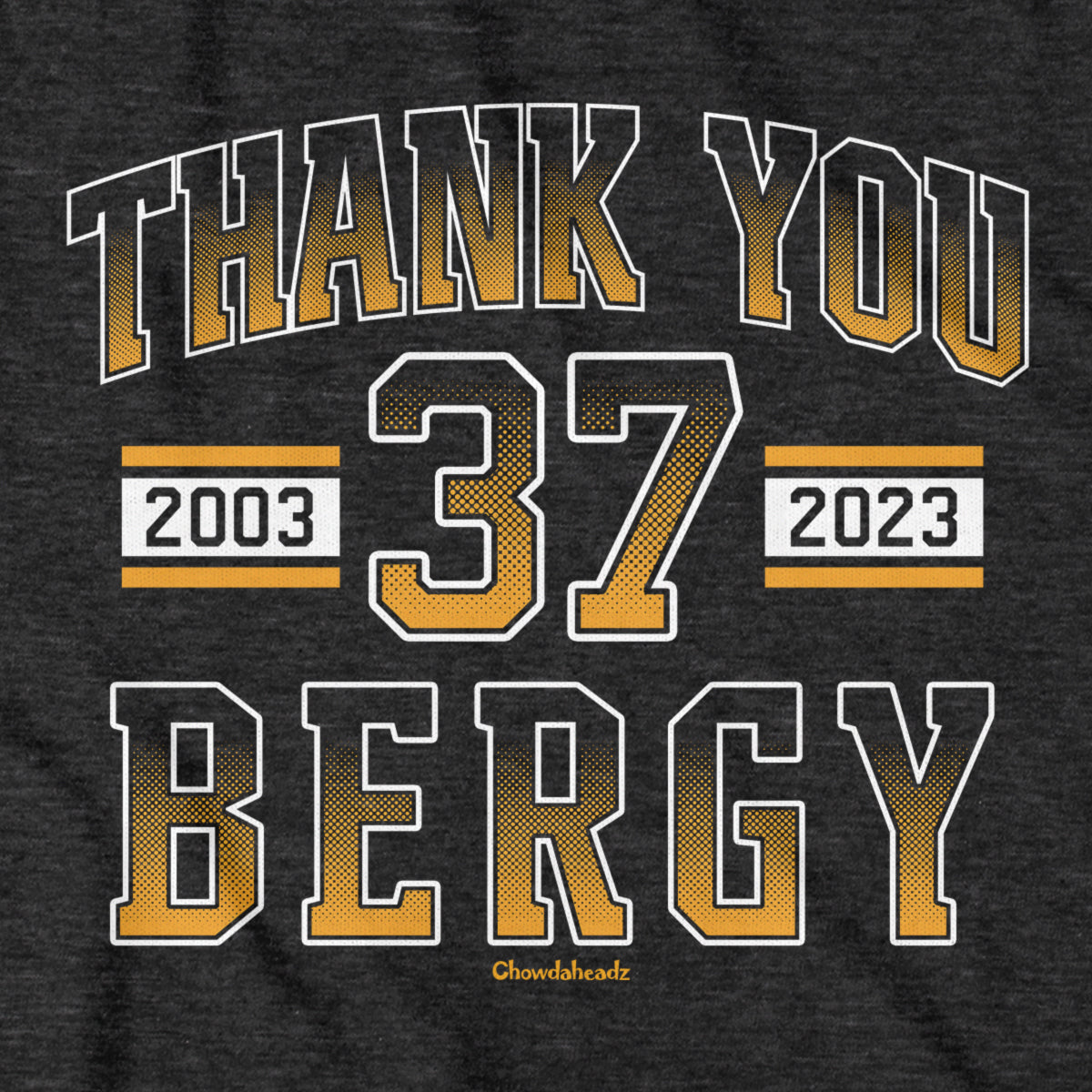 Thank You Bergy T-Shirt - Chowdaheadz