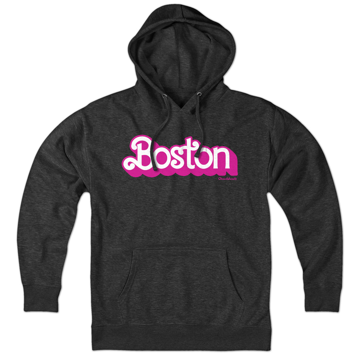 Boston Pink Logo Hoodie