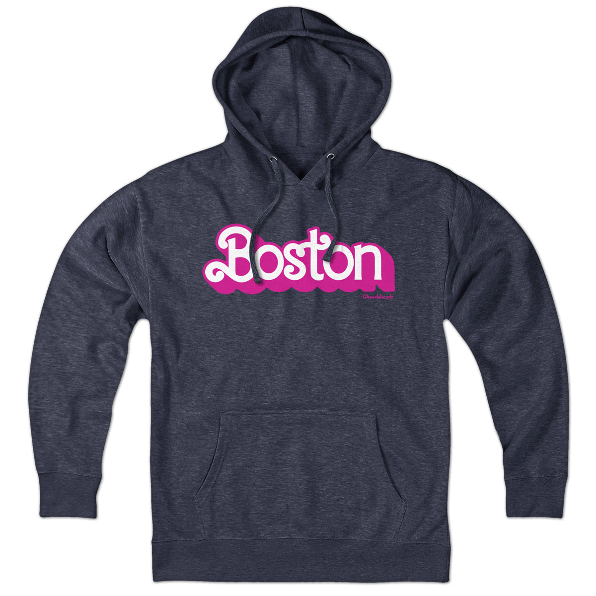 Boston Pink Logo Hoodie