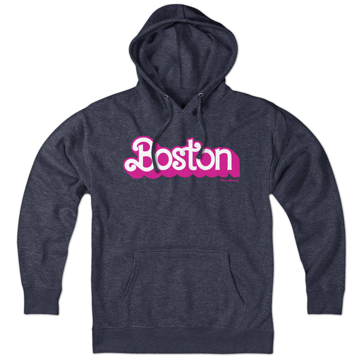 Boston Pink Logo Hoodie - Chowdaheadz