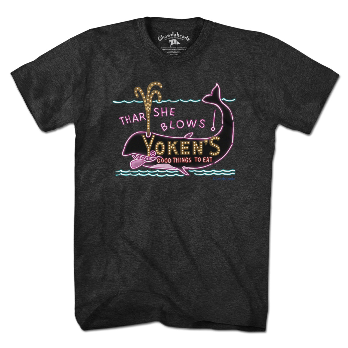 Yoken's Neon Sign T-Shirt - Chowdaheadz